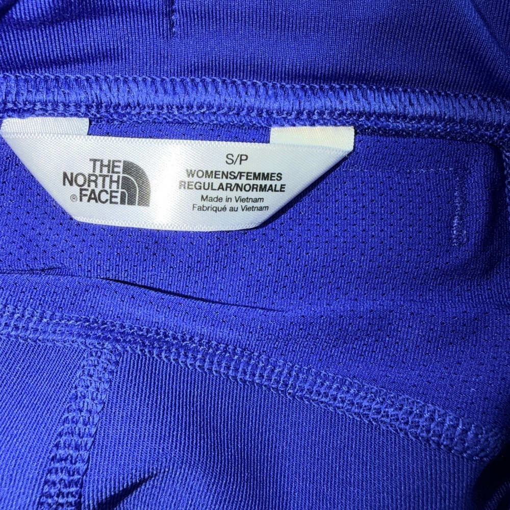 The North Face Womens Blue VaporWick Cropped Running Leggings Capri Pocket Small - Picture 5 of 10
